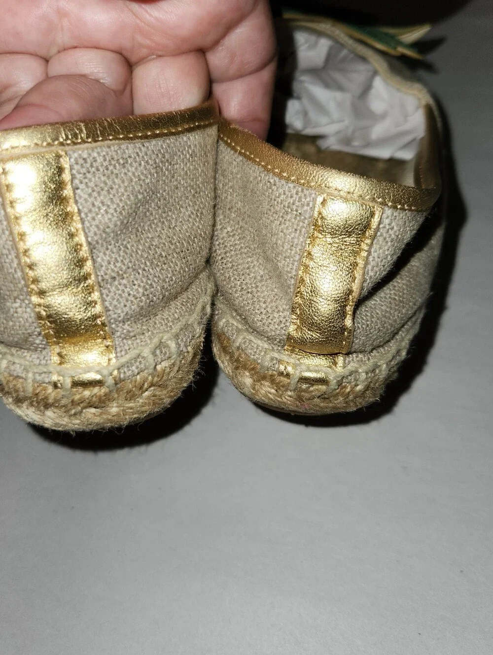Tory Burch Espadrilles Pineapple and Palm 6.5